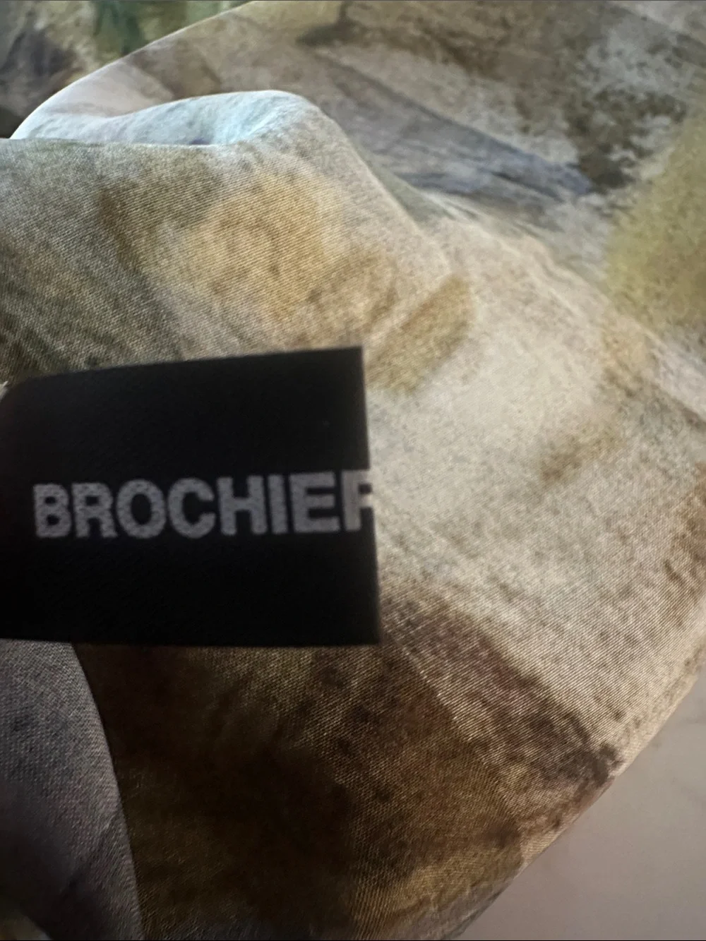 Beautiful Broichier Soieries Silk Scarf 